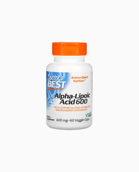 Doctor's Best, Alpha-Lipoic Acid, Альфа-ліпоєва кислота, 600 мг, 60 шт