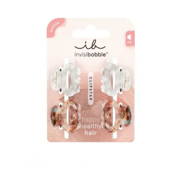 Invisibobble CLIPSTAR Petit Bijoux Заколка для волосся 4 шт, 4 шт