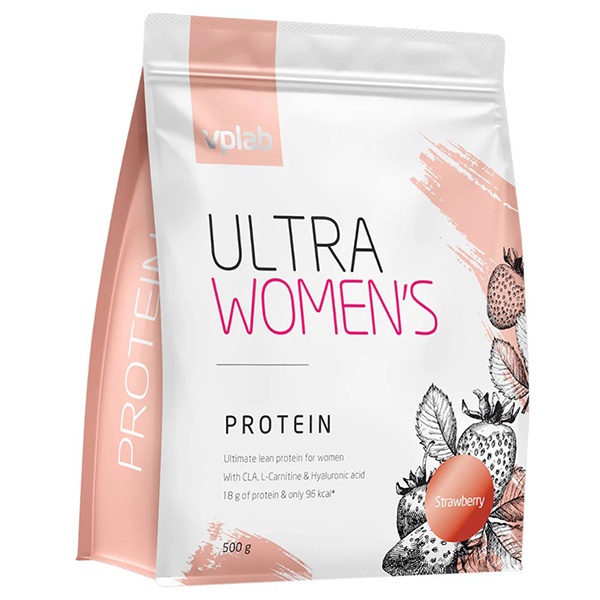 VPLab Ultra Womens Protein Протеїновий коктейль з полуницею 500 g, 500 g