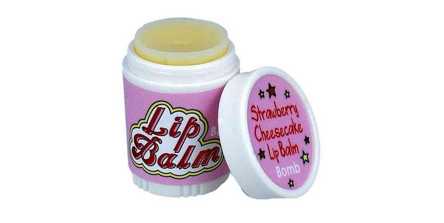 Bomb Cosmetics Strawberry Cheesecake Lip Balm Бальзам для губ 4.5 g, 4.5 g