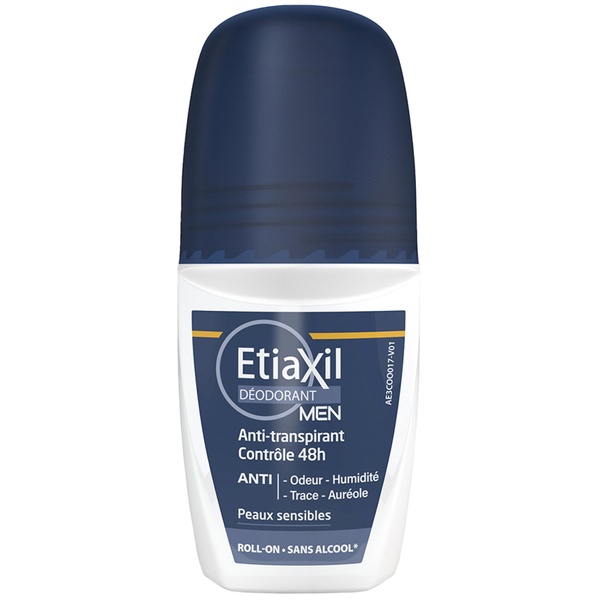 Etiaxil Men Antiperspirant Deodorant Protection Антиперспірант кульковий для чоловіків 48 год , 50 ml