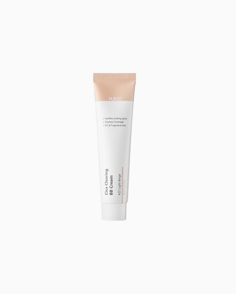 Purito Cica Clearing BB Cream #21 Light Beige BB-крем з екстрактом центелли азіатської 30 ml, 30 ml