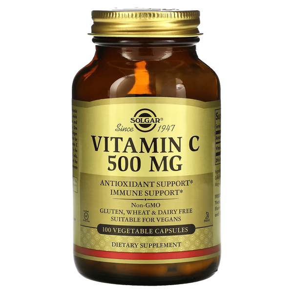 Solgar Vitamin C 500 mg Вітамін С 100 caps, 100 шт