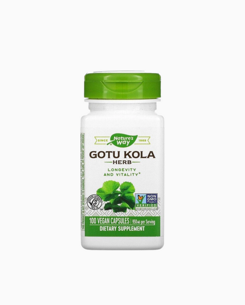 Nature's Way Gotu Kola Готу Кола 475 mg, 100 шт