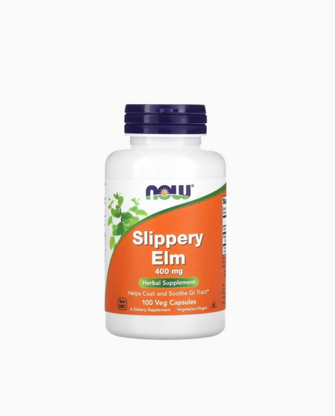 Now Foods Slippery Elm Червоний в’яз 400 mg, 100 шт