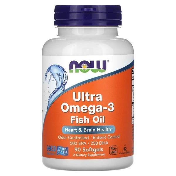 Now Foods Ultra Omega-3 Ультра Омега, 90 шт