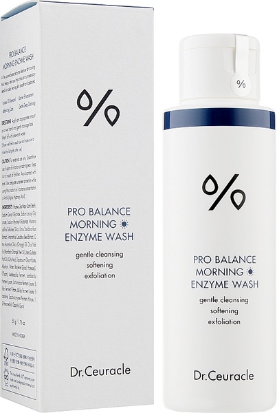 Dr.Ceuracle Pro-Balance Morning Enzyme Wash Ранкова ензимна пудра з пробіотиками 50 g, 50 g