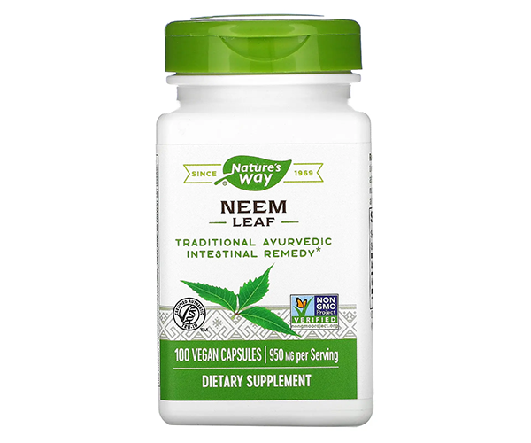 Nature's Way Neem Лист німа 950 mg 100 Vegetarian Capsules, 100 шт