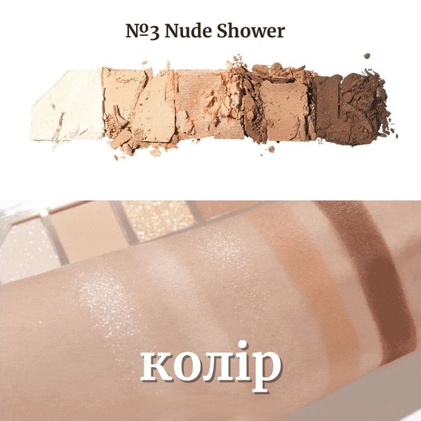 UNLEASHIA Mood Shower Eye Palette Палетка тіней для повік 4 g