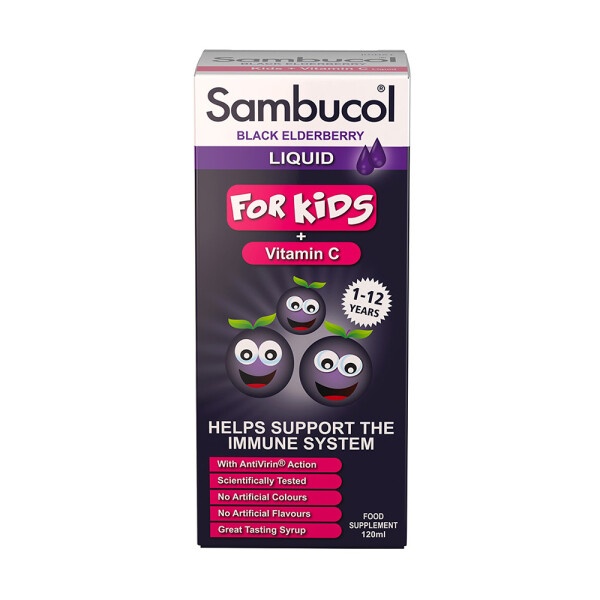 Sambucol Black Elderberry Extract For Kids Сироп для дітей 120 ml, 120 ml