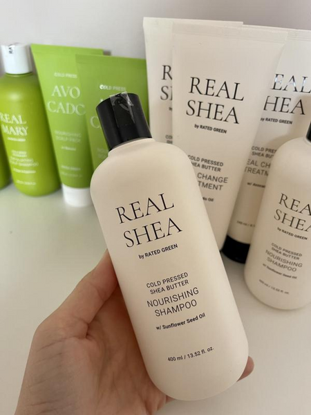 Rated Green Real Shea Nourishing Shampoo Живильний шампунь з маслом ши, 400 ml