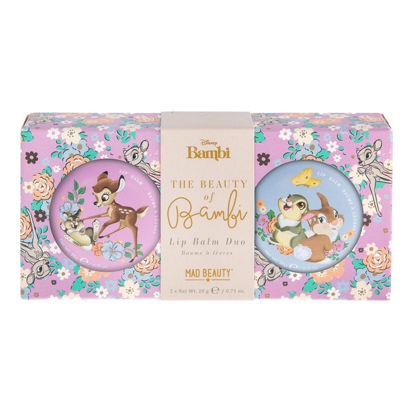 MAD BEAUTY Disney Beauty Of Bambi Thumper Lip Balm Duo Бальзам для губ 2 шт, 2 шт