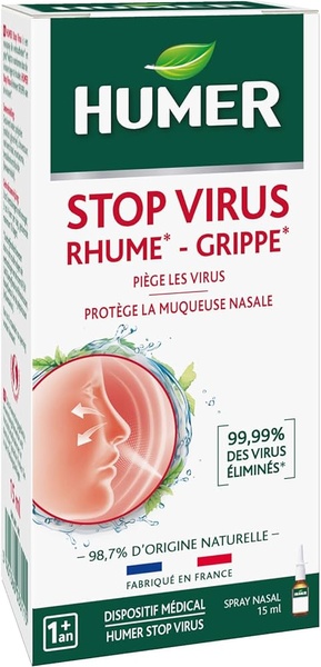 Humer Stop Virus Nasal Spray Противірусний спрей для носа 15 ml, 15 ml