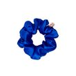 MON MOU SILK LARGE SCRUNCHIE BLUE Об'ємна синя електрик резинка з натурального шовку 1 шт, 1 шт