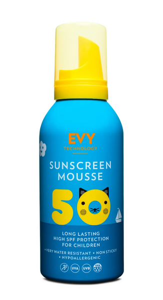 EVY Technology Sunscreen Mousse Kids SPF 50 Сонцезахисний мус для дітей 150 ml, 150 ml