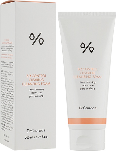 Dr.Ceuracle 5α Control Clearing Cleansing Foam Себорегулююча очищуюча пінка 200 ml, 200 ml