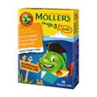 Mollers Omega-3 Fishes for Children Дитячі вітаміни риб'ячий жир зі смаком апельсину