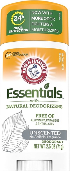 Arm & Hammer Essentials Natural Deodorant Unscented Щоденний натуральний дезодорант 71 g, 71 g