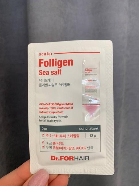 Dr.ForHair Sea Salt Scaler Пілінг для шкіри голови із сіллю Мертвого моря 10 g