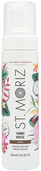 St.Moriz Pro Dark Coconut Paradise Автобронзат-мус 200 ml, 200 ml