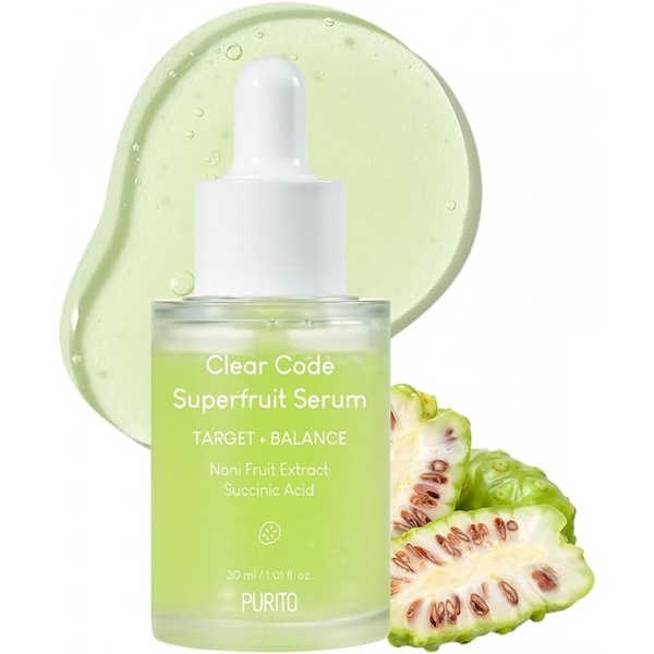 Purito Clear Code Superfruit Serum Сироватка для себорегуляції шкіри 30 ml, 30 ml