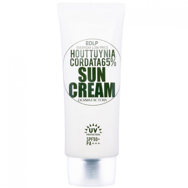 Derma Factory Houttuynia Cordata 65% Sun Cream Сонцезахиcний крем 50 g, 50 g