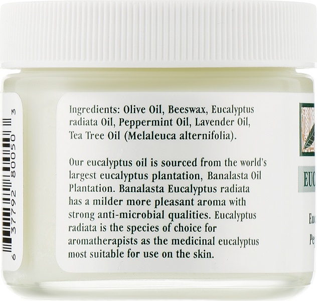 Tea Tree Therapy Eucalyptus Chest Rub Евкаліптовий бальзам для розтирання 57 g, 57 g