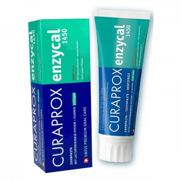 Curaprox Toothpaste Enzycal 1450 ppm Зубна паста ферментна 1450, 75 ml