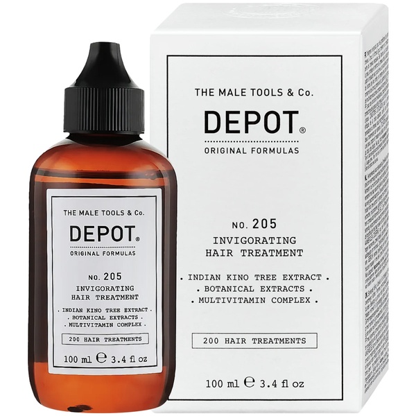 DEPOT 205 Invigorating Hair Treatment Зміцнювальний комплекс проти випадіння 100 ml, 100 ml