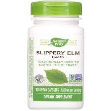 Nature's Way Slippery Elm Bark Кора червоного в’язу 400 mg 100 vegan capsules, 100 шт