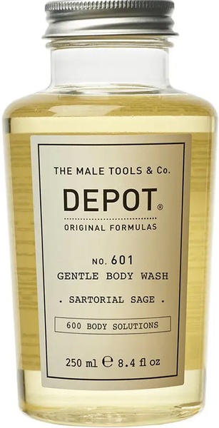 DEPOT 601 Gentle Body Wash Sartorial Sage Гель для душу "Вишукана шавлія" 250 ml, 250 ml