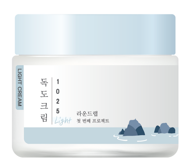 ROUND LAB 1025 Dokdo Light Cream Легкий зволожувальний крем з морською водою 80 ml, 80 ml