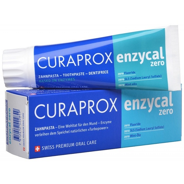 Curaprox Toothpaste Enzycal zero Зубна паста ферментна, 75 ml