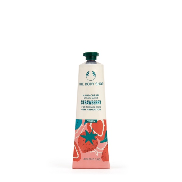 The Body Shop Strawberry Hand Balm Крем-бальзам для рук Полуниця 30 ml, 30 ml