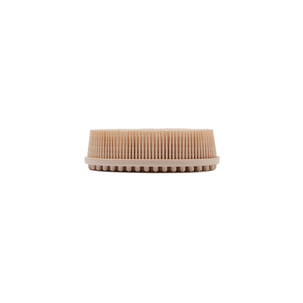 MON MOU SOFT BODY BRUSH NUDE Силіконова нюдова щіточка для тіла, 1 шт