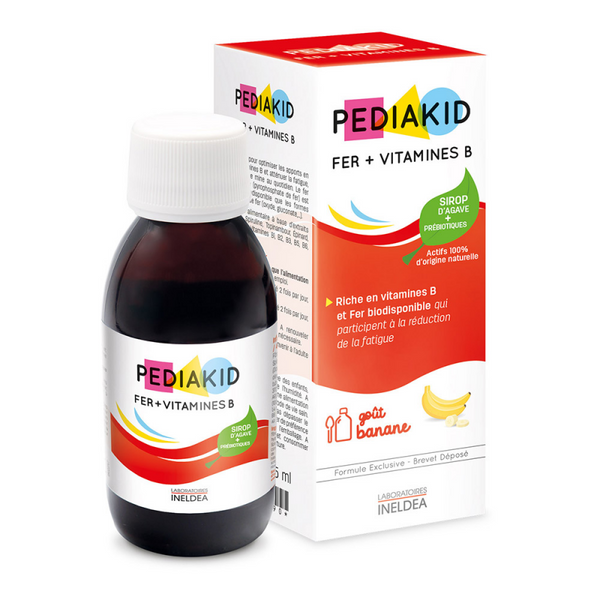 Pediakid Sirop Fer + Vitamines B Сироп Залізо + вітаміни В 125 ml, 125 ml