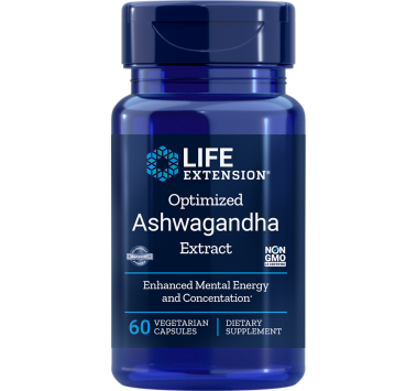 Life Extension Optimized Ashwagandha Оптимізована Ашваганда 60 caps, 60 шт