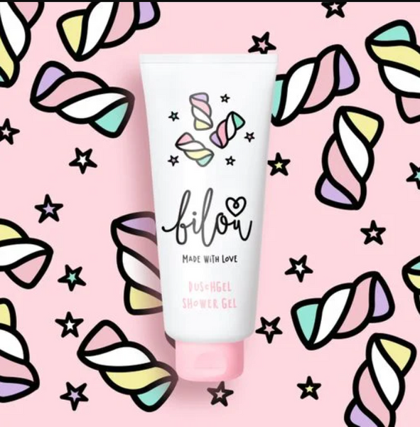 Bilou Chewy Sweets Shower Gel Гель для душу "Малиновий маршмелоу", 200 ml