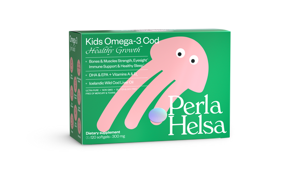 Perla Helsa KIDS Омега-3 з вітамінами А і D3 120 капсул, 120 шт