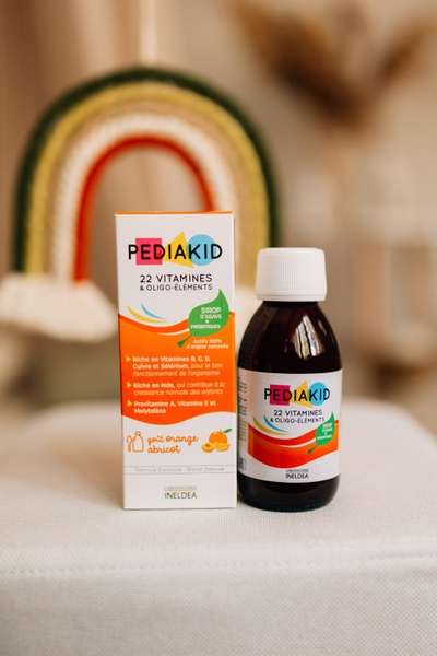 Pediakid Sirop 22 Vitamines & Oligo-eléments Сироп 22 вітаміна та мікроелента 125 ml, 125 ml