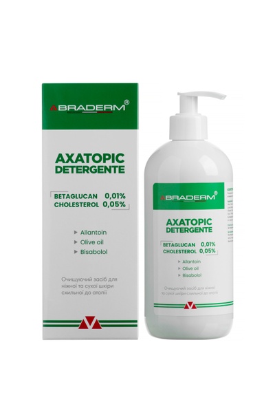 BRADERM Axatopic Detergent Гель для очищення атопічної шкіри 500 ml, 500 ml