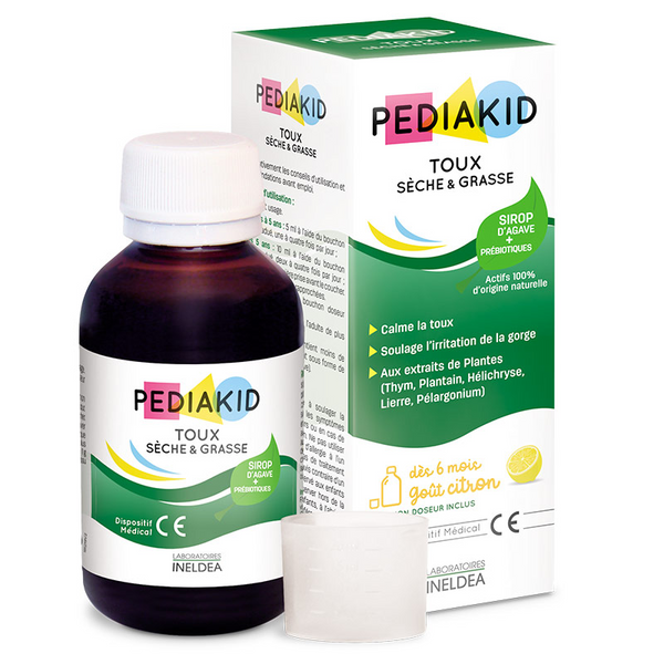 Pediakid Toux Sèche et Grasse Сироп від сухого і вологого кашлю 125 ml, 125 ml