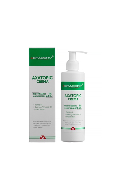 BRADERM Axatopic Cream Заспокійливий крем для атопічної шкіри 250 ml, 250 ml