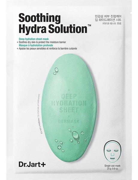 Dr.Jart+ Dermask Water Jet Soothing Hydra Solution Заспокійлива маска для обличчя 25 g, 25 g