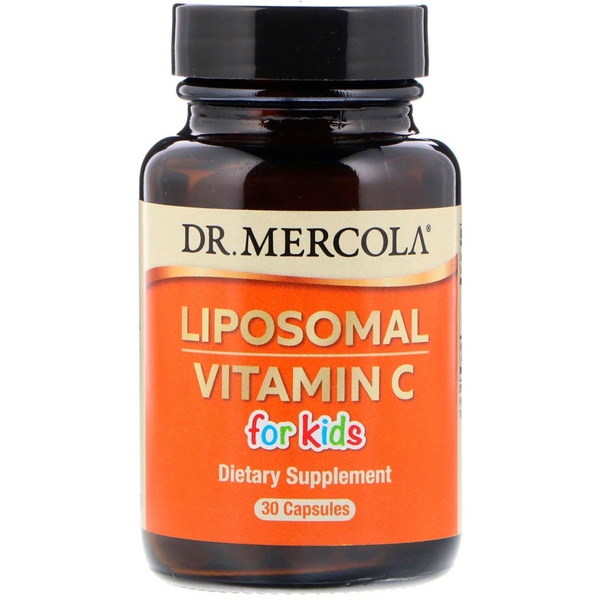 Dr.Mercola Liposomal Vitamin C for Kids Ліпосомальний Вітамін С 30 caps, 30 шт