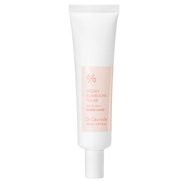 Dr.Ceuracle Vegan Kombucha Tea BB Warm Sand Cream SPF 30/PA++ Веганський тональний ВВ-крем 30 ml, 30 ml