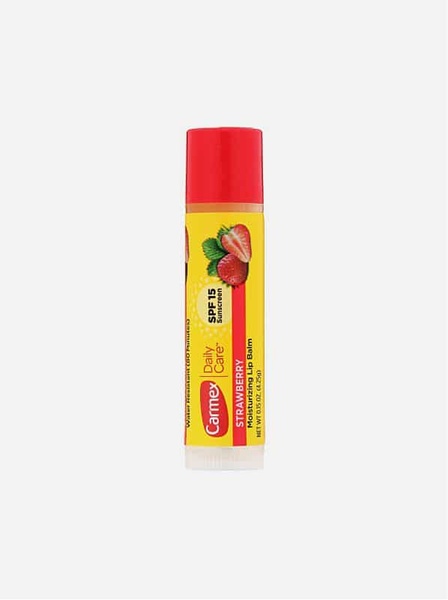 Carmex Daily Care Moisturizing Lip Balm Strawberry SPF 15 Бальзам для губ "Полуниця" 4.25 g, 4.25 g