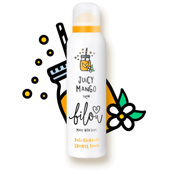 Bilou Juicy Mango Shower Foam Пінка для душу "Соковитий манго", 200 ml