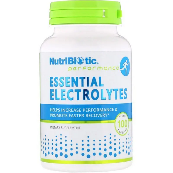 NutriBiotic Essential Electrolytes Електроліти 100 Vegan Capsules, 100 шт