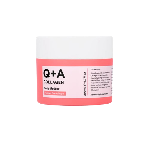 Q+A Collagen Body Butter Зволожуючий баттер з колагеном 200 ml, 200 ml